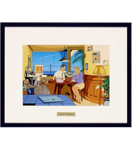 Amazon.co.jp: わたせせいぞう アートポスター 「ハートディスタンス